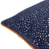 Paoletti Estelle Spotted Cushion Cover in Navy/Ginger