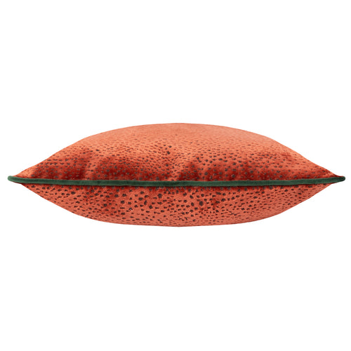 Spotted Orange Cushions - Estelle Spotted Cushion Cover Paprika/Teal Paoletti