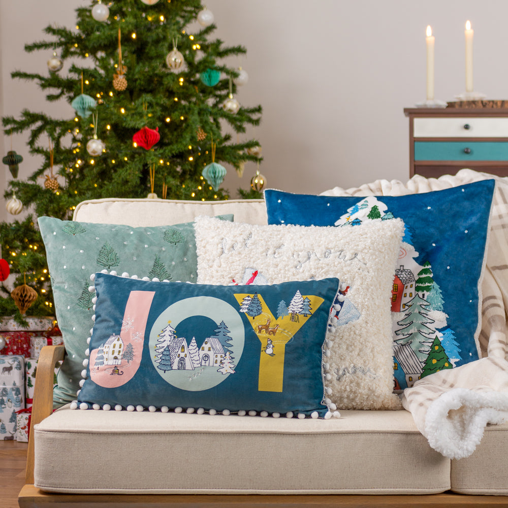 Evergreen Classic Tree Cushion Green