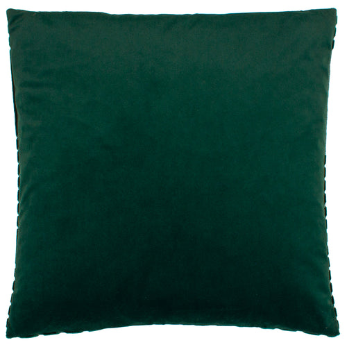Geometric Green Cushions - Evoke Cut Velvet Cushion Cover Emerald Paoletti