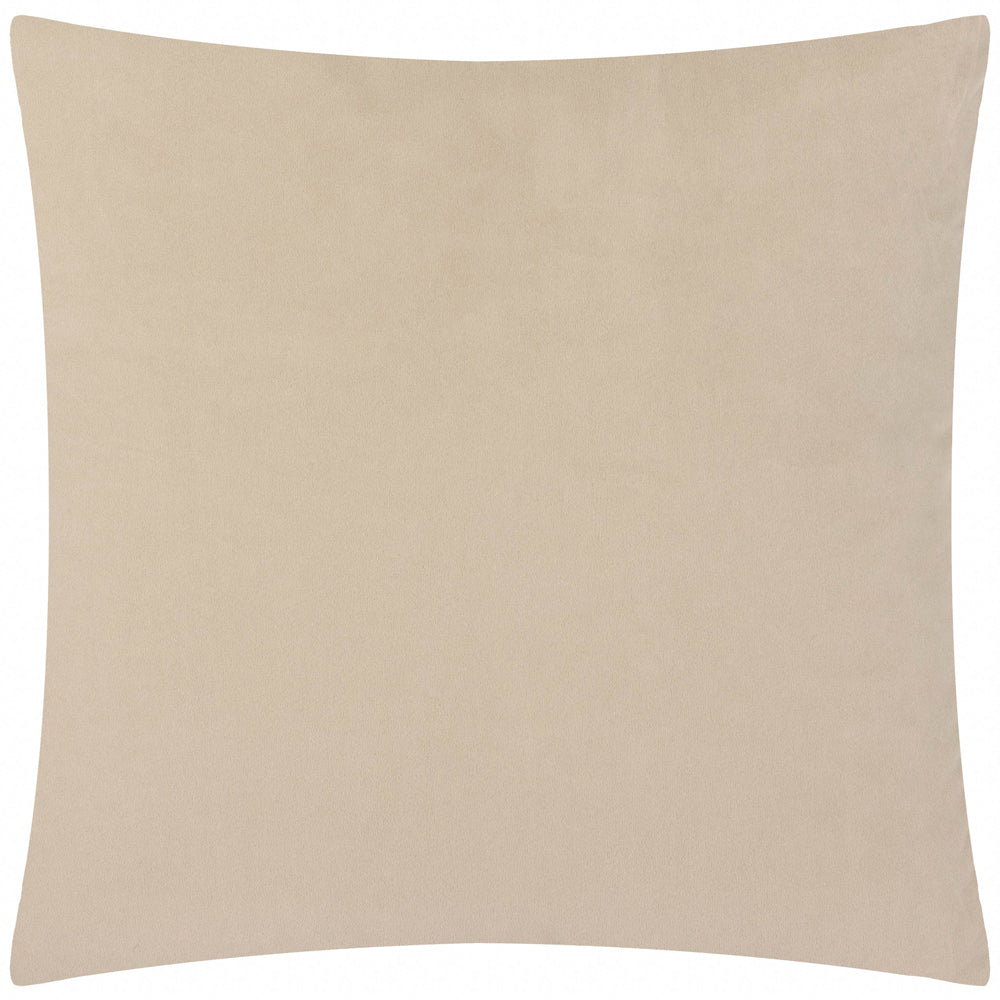 Evoke Cut Velvet Cushion Mink