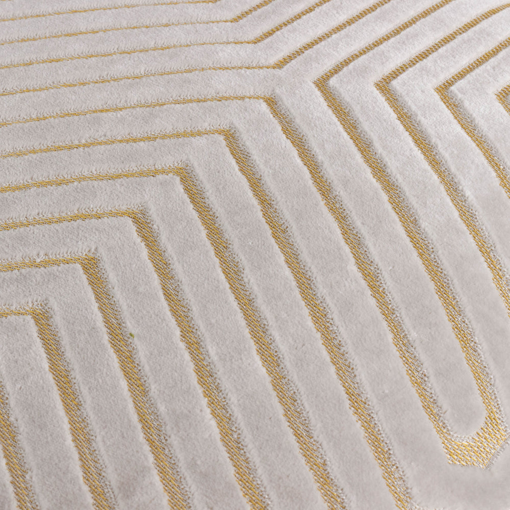 Evoke Cut Velvet Cushion Oyster