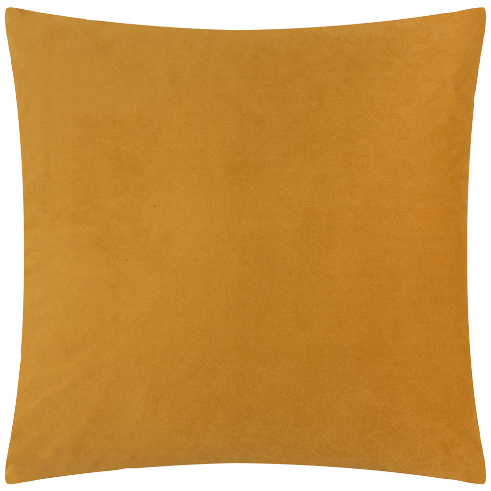 Evoke Cut Velvet Cushion Gold