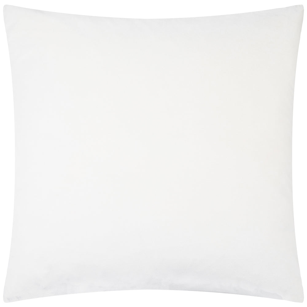 Evoke Cut Velvet Cushion Ivory