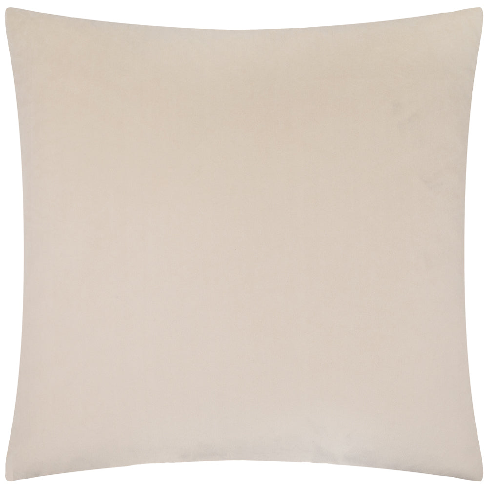 Evoke Cut Velvet Cushion Mink