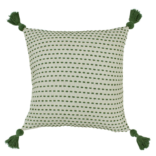 furn. Ezra Embroidered Cushion Cover in Sage