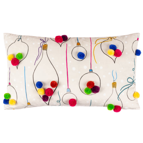 Abstract Pink Cushions - Festive-val Baubles Cushion Cover Pink Heya Home