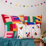 Heya Home Festive-val Crimbo Cushion Cover in Multicolour
