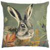 Evans Lichfield Forest Hare Cushion Cover in Grey