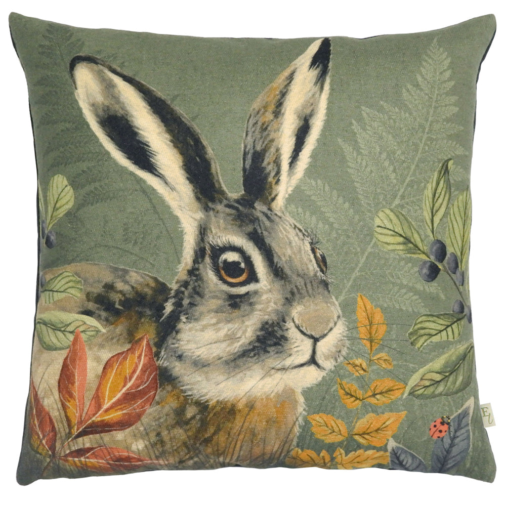 Grey shop hare cushion