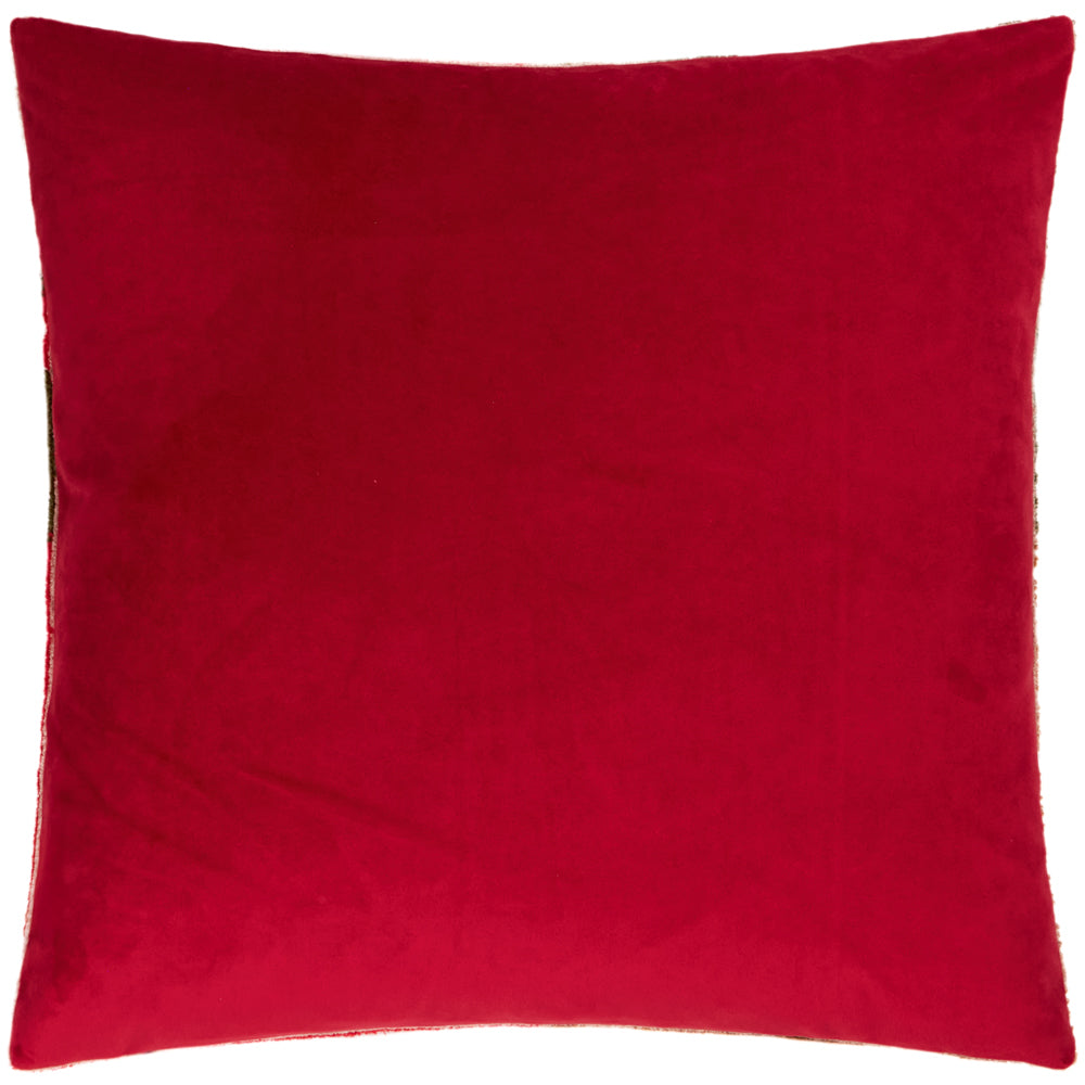Fika Patch Boucle Cushion Multicolour