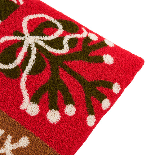 Fika Patch Boucle Cushion Multicolour