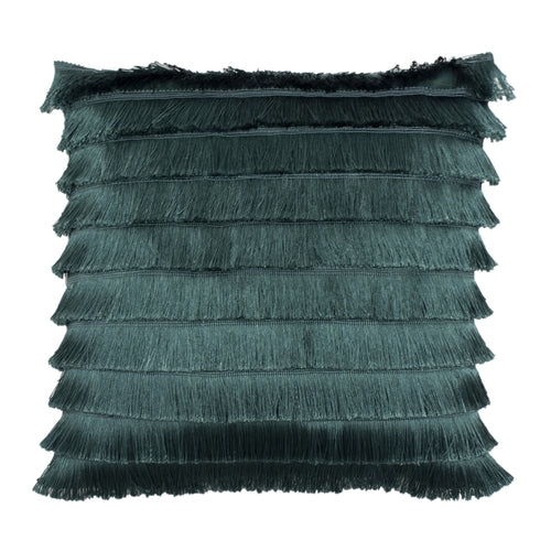  Blue Cushions - Flicker Fringed Cushion Cover Teal furn.
