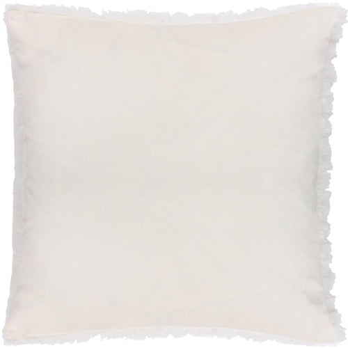 Plain Cream Cushions - Fluff Ball Faux Fur Cushion Cover Dreamy Cream Heya Home