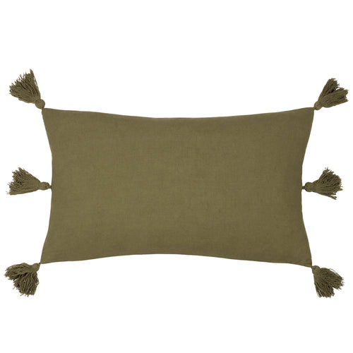 Global Green Cushions - Folis  Cushion Cover Khaki Yard
