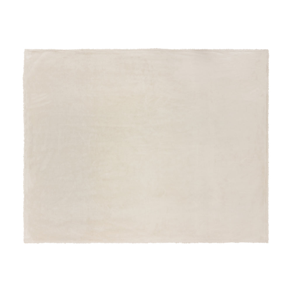 Forest Festivities Faux Fur Throw Natural