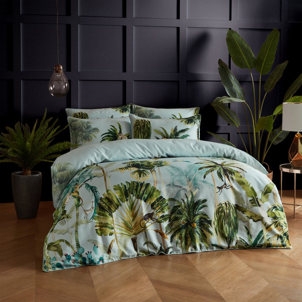 Selvegem outlets Botanical Print Duvet Cover Bedding Set