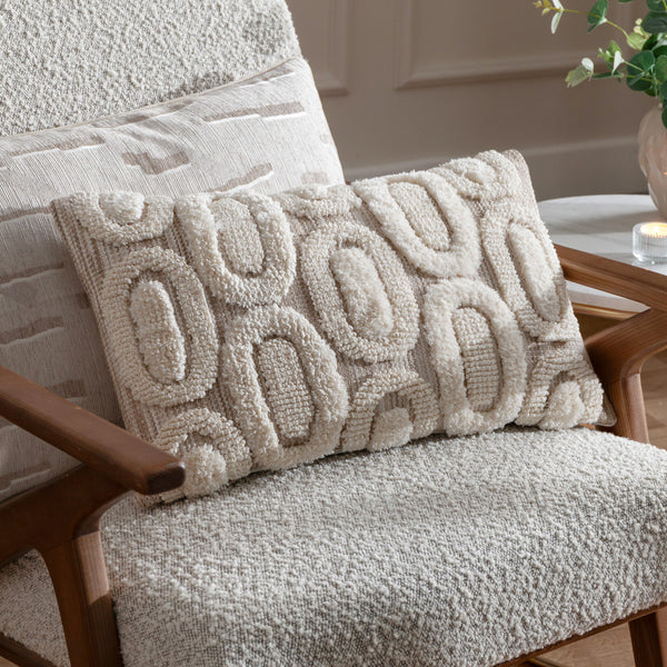 Fosse Tufted Cushion Natural