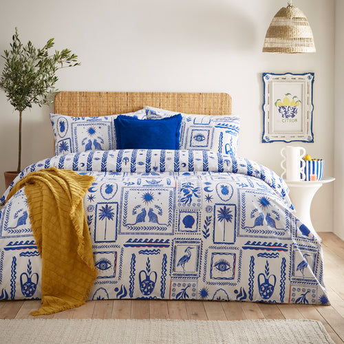 Abstract Blue Bedding - Frieze Abstract Duvet Cover Set Blue furn.