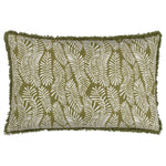 Hoem Frond Cushion Cover in Olive