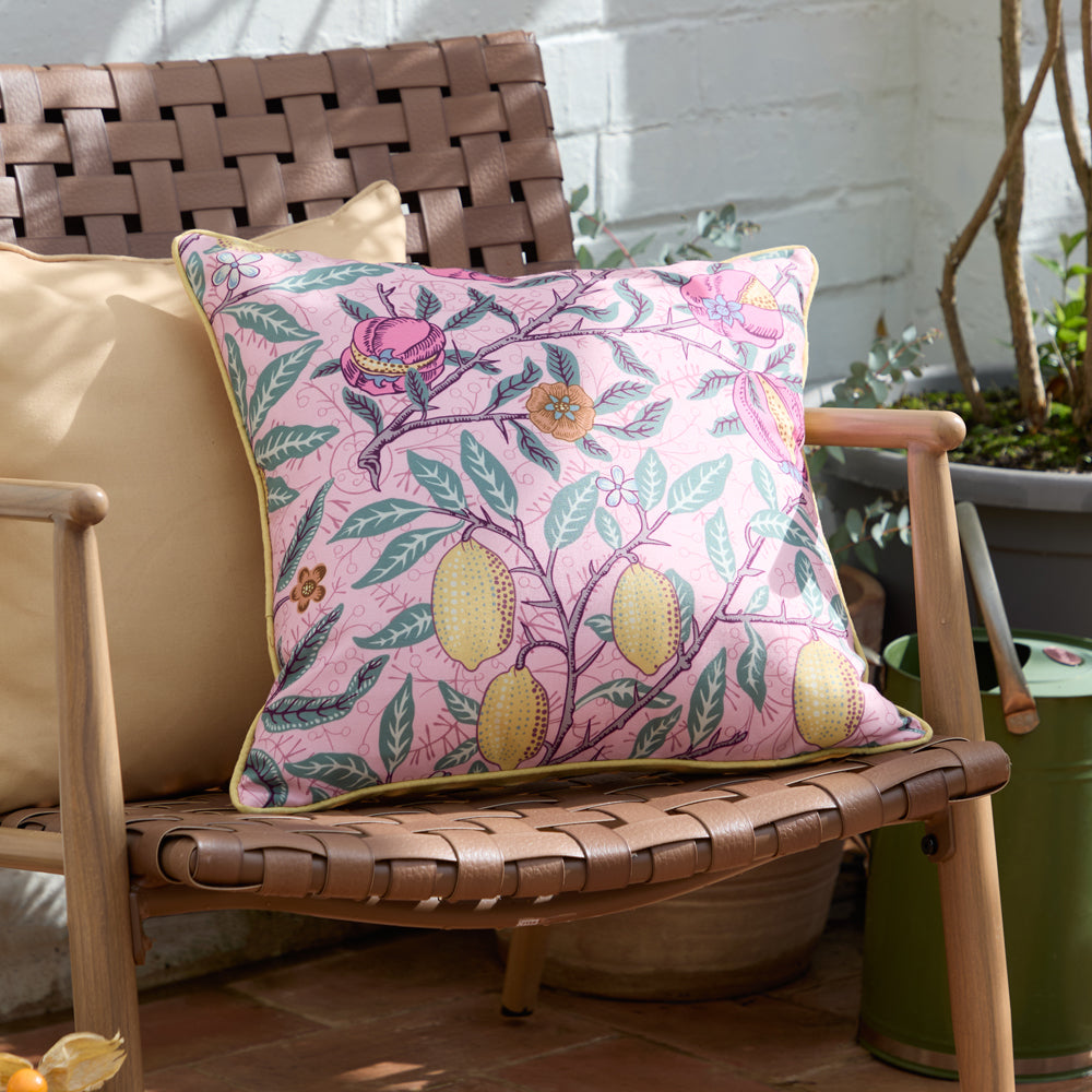 Fruits Morris Outdoor Cushion Blush Pink/Lemon
