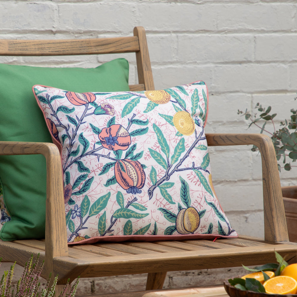 Fruits Morris Outdoor Cushion Coral/Lemon