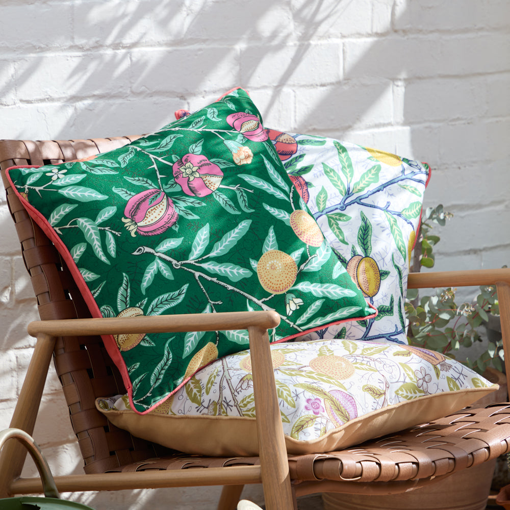 Fruits Morris Outdoor Cushion Green/Lemon