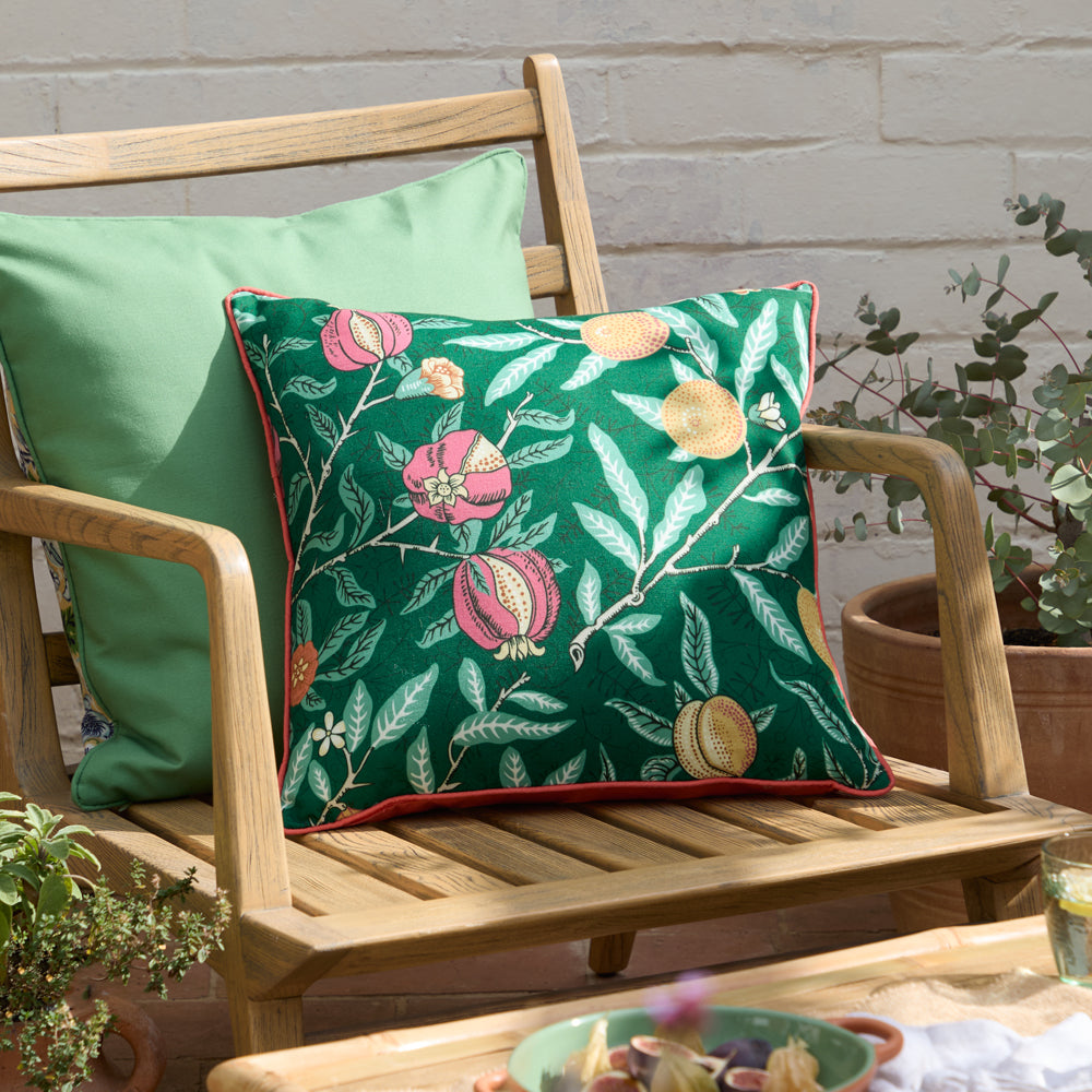 Fruits Morris Outdoor Cushion Green/Lemon