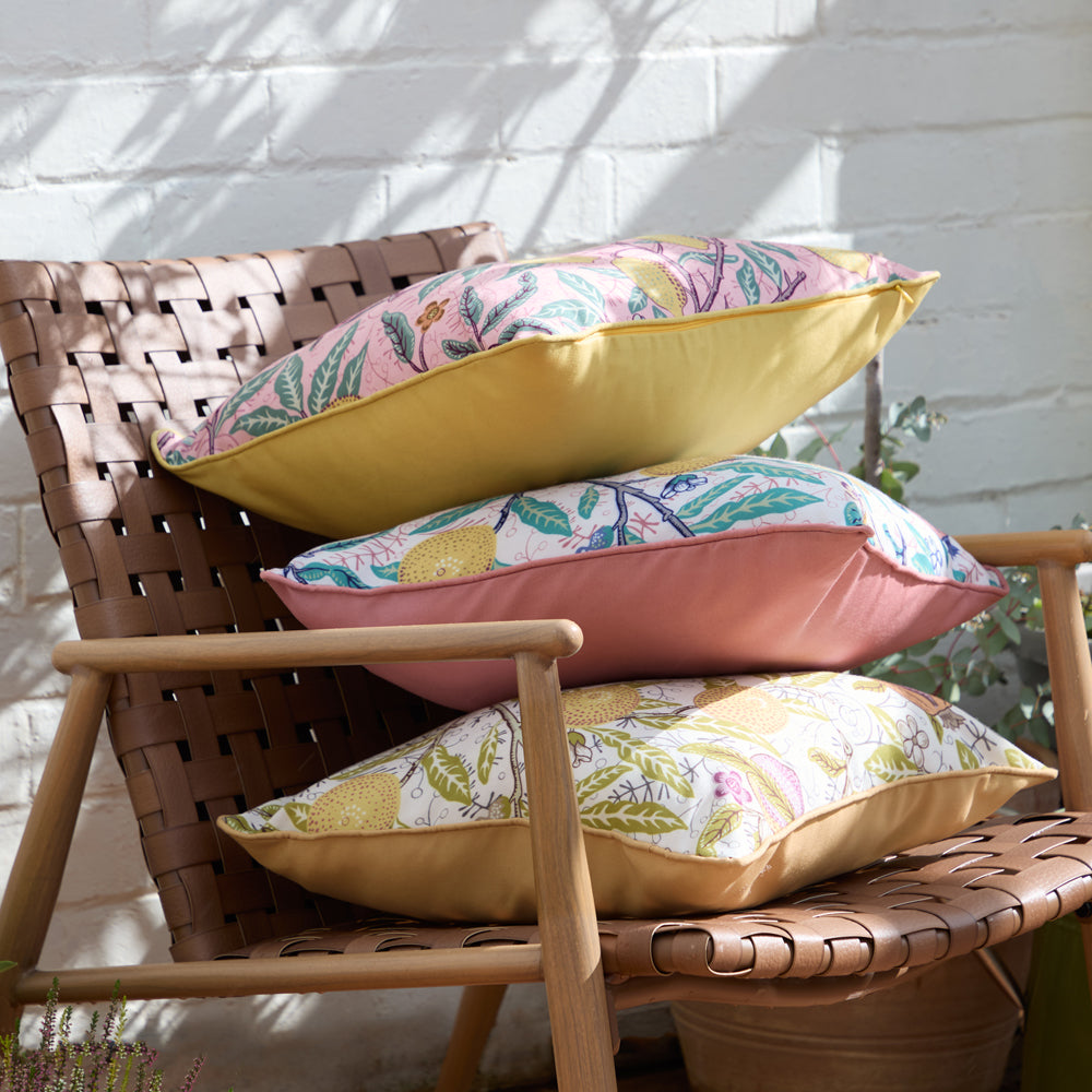Fruits Morris Outdoor Cushion Lemon/Lime