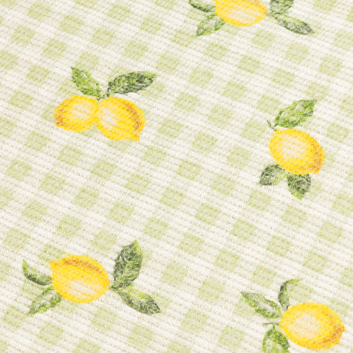 Fruits Lemons Indoor/Outdoor Table Runner Sage