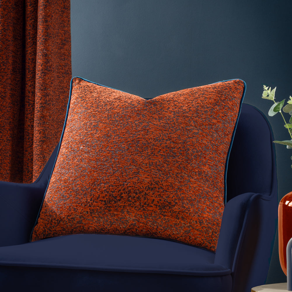 Galaxy Orange Cushion Cover Copper Cushions Paoletti furn