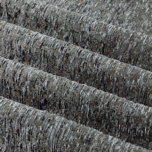 Galaxy Fully Lined Chenille Eyelet Curtains Charcoal