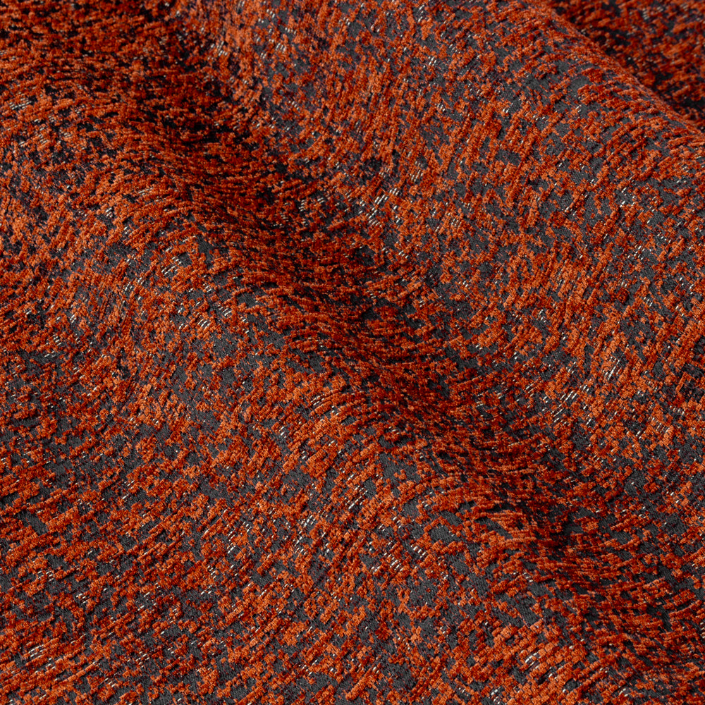 Galaxy Fully Lined Chenille Eyelet Curtains Copper