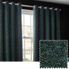Paoletti Galaxy Room Darkening Eyelet Curtains in Emerald