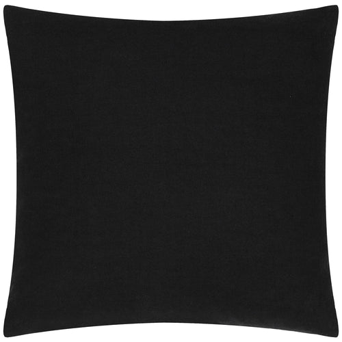 Woodland Black Cushions - Garett Printed Cotton Cushion Cover Black furn.