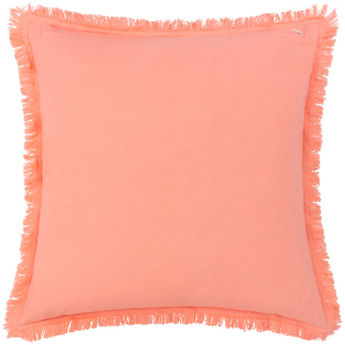 Plain Pink Cushions - Gracie  Cushion Cover Coral furn.