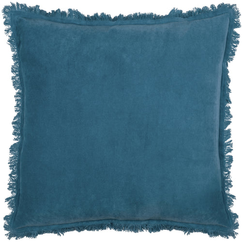 Plain Blue Cushions - Gracie  Cushion Cover Ink Blue furn.