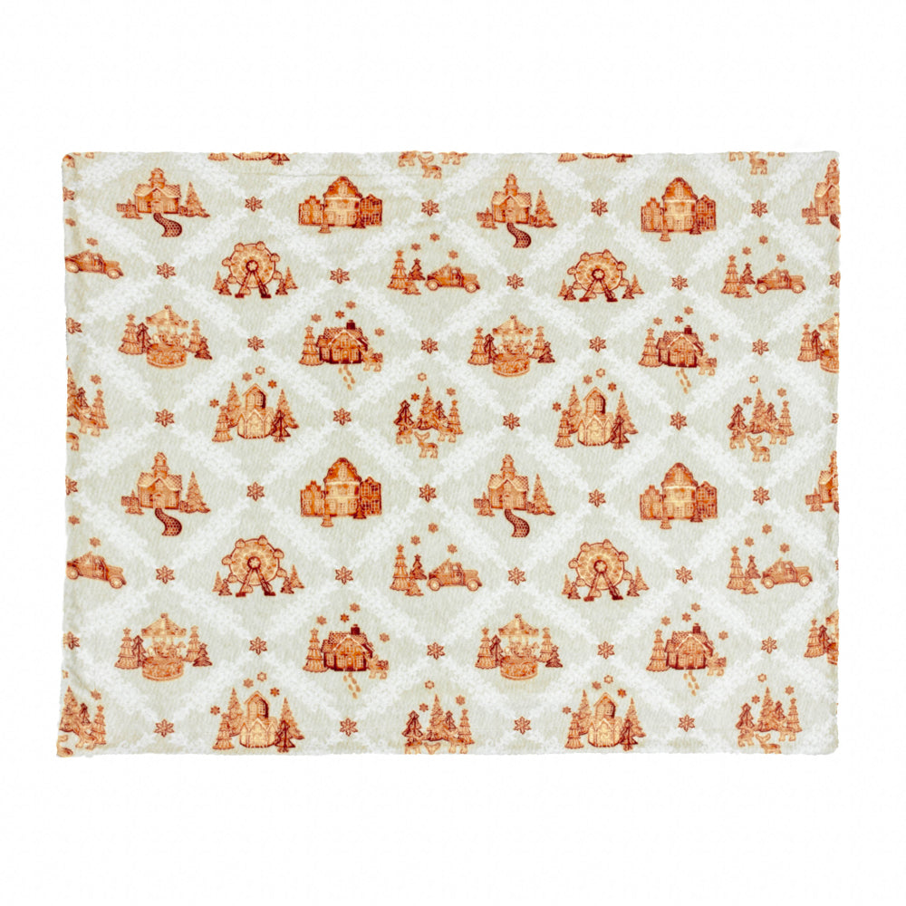 Gretel Sherpa Fleece Throw Cloud Dust