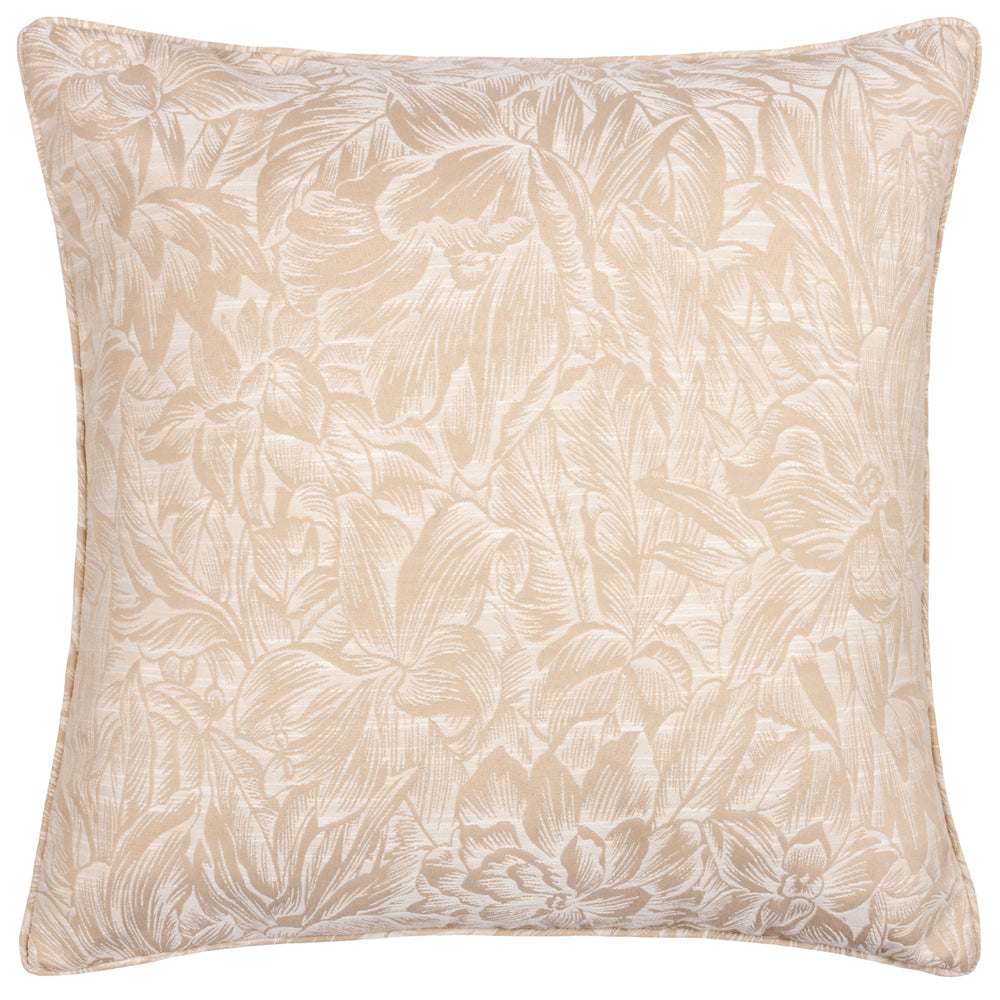 Grantley Jacquard Piped Cushion Natural