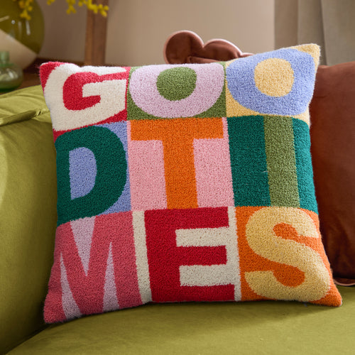 Not Applicable Multi Cushions - Good Times Boucle Cushion Cover Multicolour Furn
