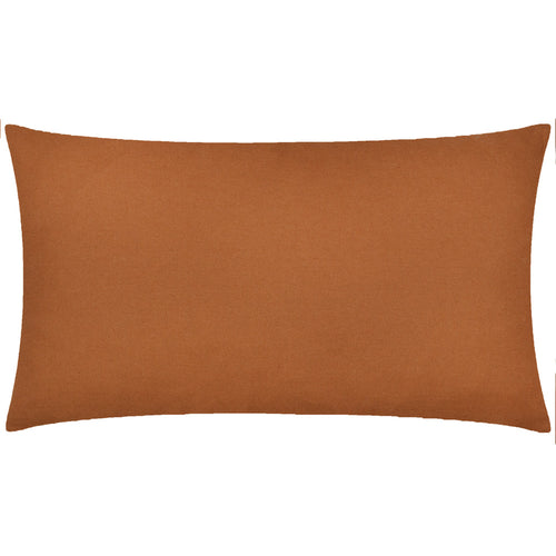 Abstract Orange Cushions - Hallam Embroidered Cotton Cushion Cover Copper HÖEM