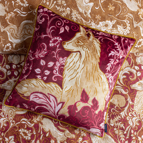 Animal Red Cushions - Harewood Animal Cushion Cover Fox Paoletti
