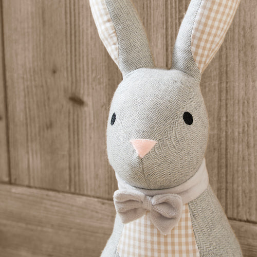 Harvey Hare Herringbone Door Stop Natural