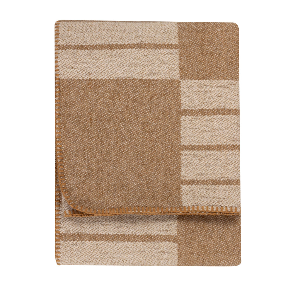 Harlech Woven Reversible Throw Biscuit