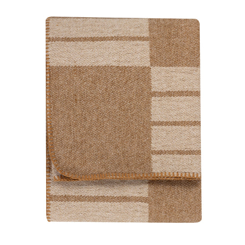 Harlech Woven Reversible Throw Biscuit