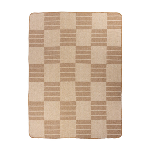 Harlech Woven Reversible Throw Biscuit