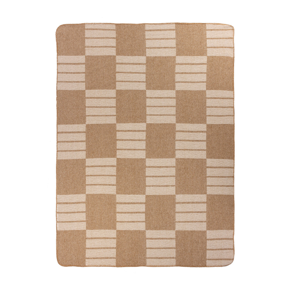 Harlech Woven Reversible Throw Biscuit