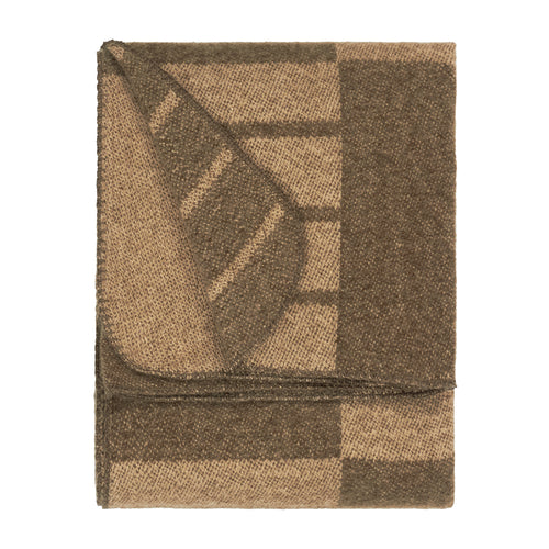 Harlech Woven Reversible Throw Brown