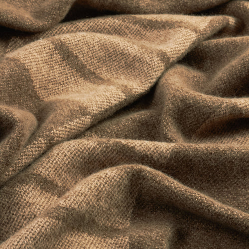 Harlech Woven Reversible Throw Brown