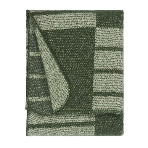 Harlech Woven Reversible Throw Moss